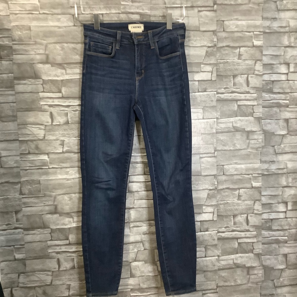 L’AGENCE skinny size 24 (XS) 5 pockets high-rise blue Jeans (W631)